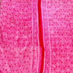 Sari Kantha vintage tppe - lyserd/rosa (140x200)