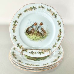 Woodland Manor - middagstallerkener (4 stk samlet) 