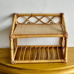 Hylde i bambus og flet 