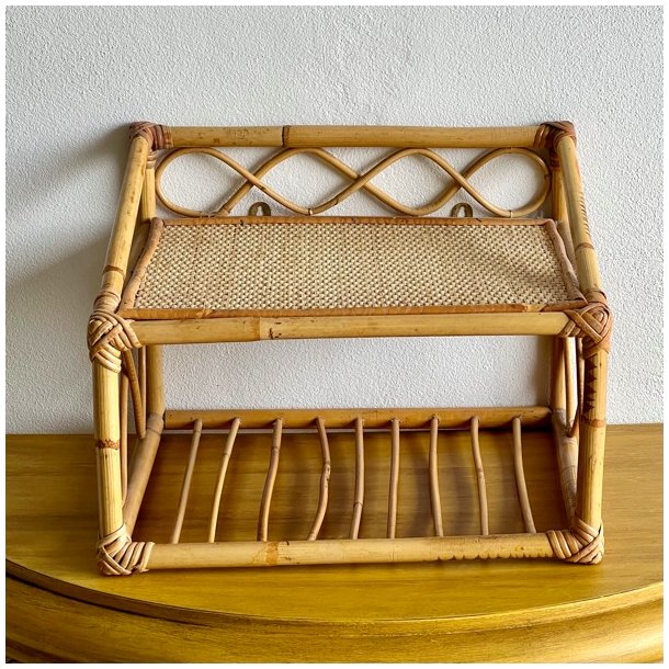 Hylde i bambus og flet 