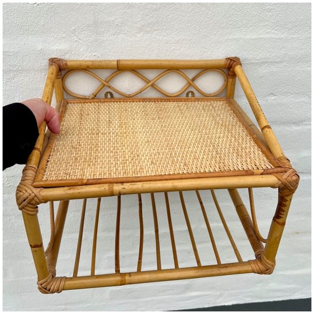 Hylde i bambus og flet 