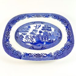 Serveringsfad, stort - Willow, Woods Ware fra Wood &amp; Sons