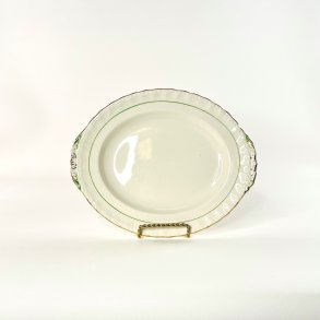 Serveringsfad, mellem 21x26 - engelsk fajance, Grindley Cream Petal