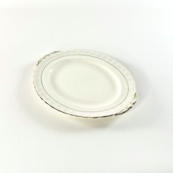 Serveringsfad, mellem 21x26 - engelsk fajance, Grindley Cream Petal