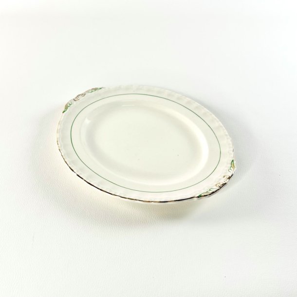 Serveringsfad, mellem 21x26 - engelsk fajance, Grindley Cream Petal