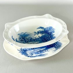 Serveringsst i 2 dele  - engelsk porceln, Haddon Hall 