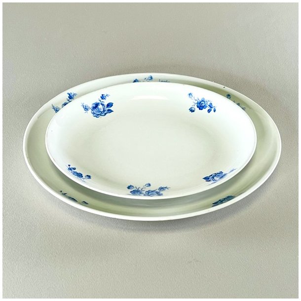 Serveringsst i 2 dele  - svensk porceln, Bstad