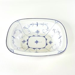 Vintage Villeroy &amp; Boch firkantet sk�l - musselmalet 