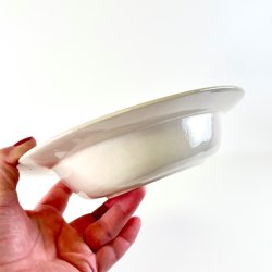 Serveringssk�l, oval - Gustavsberg Asiatic r�d