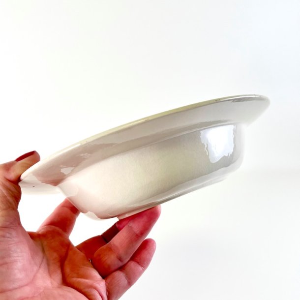 Serveringssk�l, oval - Gustavsberg Asiatic r�d