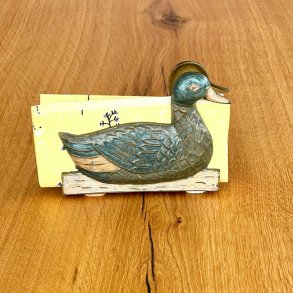 Servietholder - and i metal