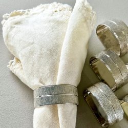 Servietringe Sheffield forslvede (st a' 8 stk)