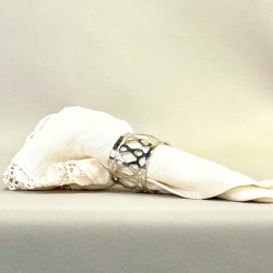 Servietringe (st a' 6 stk) slvfarvede