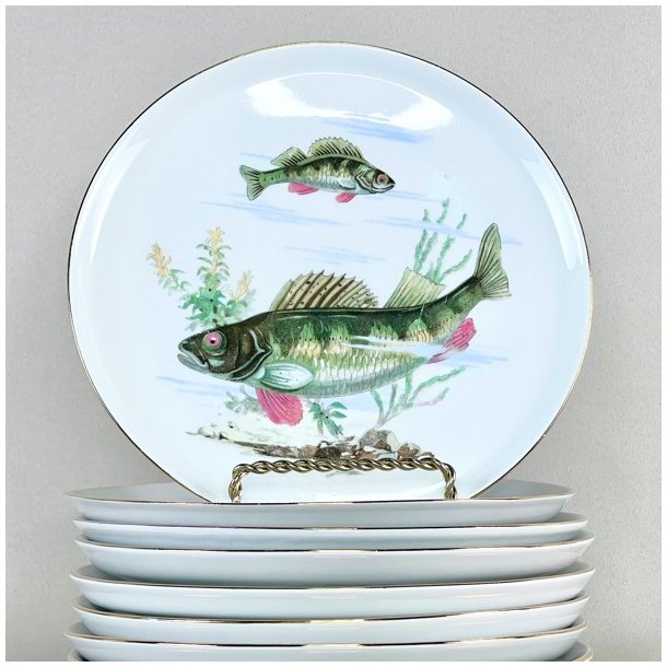 Fisketallerken - Colditz, med lille kant 