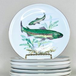Fisketallerken - Colditz, med lille kant 
