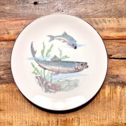 Fisketallerken - retro 