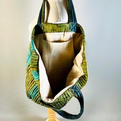 Shopper - quiltet silke 