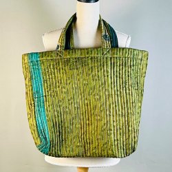 Shopper - quiltet silke 