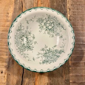 Dyb tallerken - vintage Anna Rrstrand grn