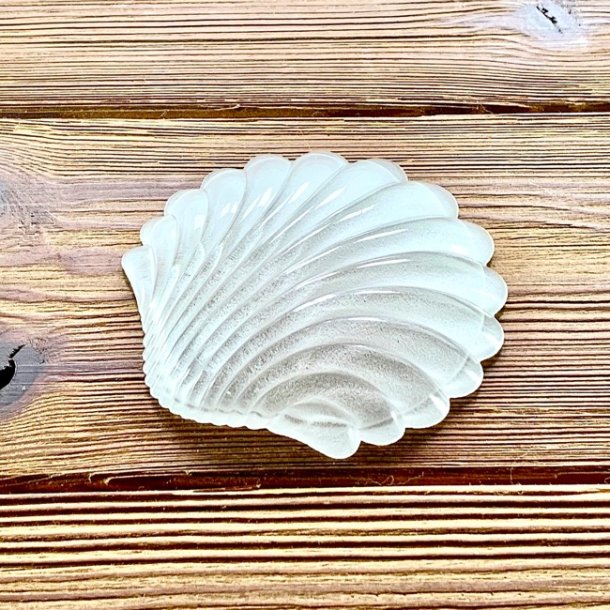 Muslingeskl - lille, matteret glas