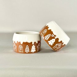 Juleskle (st a' 2 stk samlet) - gingerbread