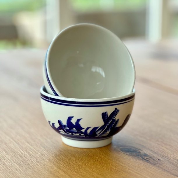 Morgenmadssk�le m/ hollandsk motiv (s�t a' 2 stk) 