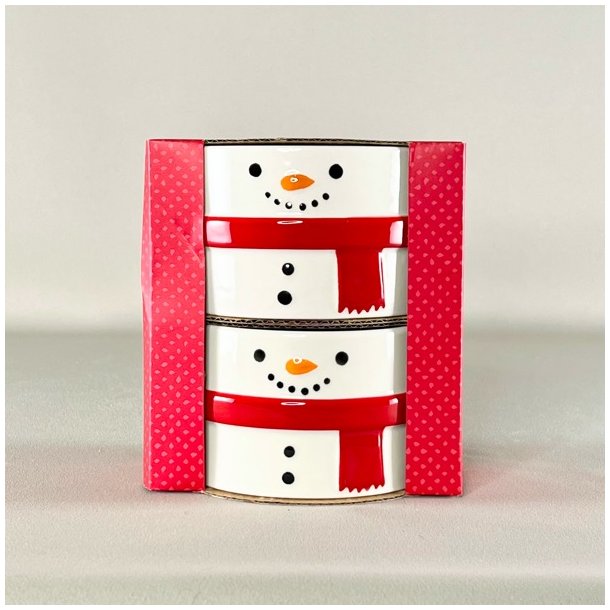 Juleskle (st a' 2 stk samlet) - snemand