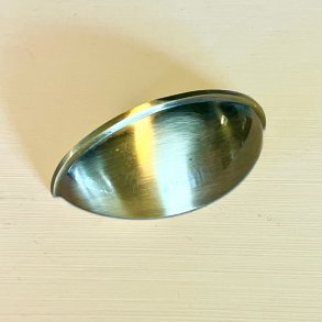 Sklegreb - apotekergreb, antique messing 