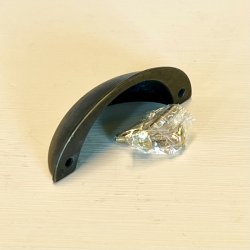 Sklegreb - apotekergreb, bruneret messing