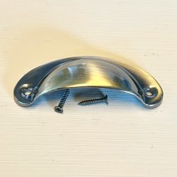 Sklegreb - messing, synlig skrue