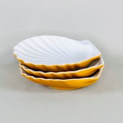 Muslingeskl - okker-gul