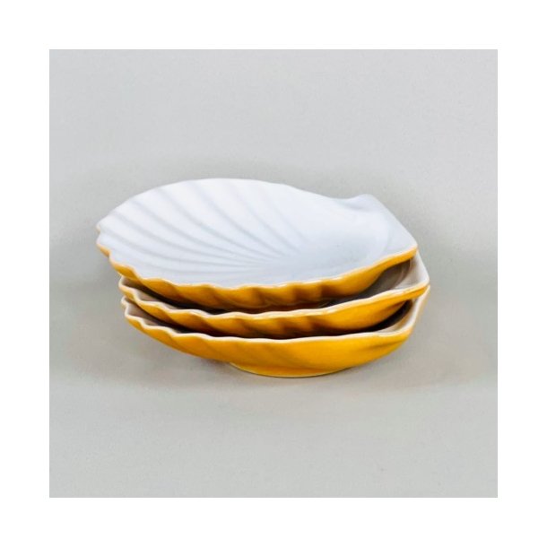 Muslingeskl - okker-gul