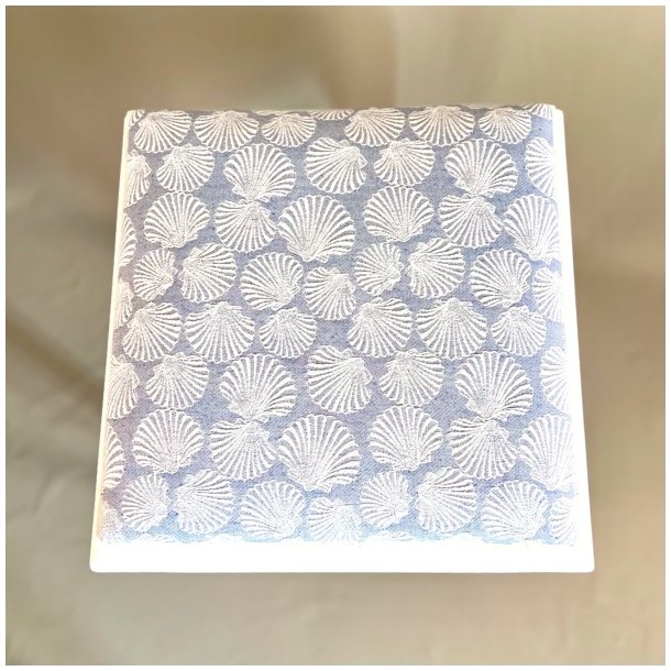 Skammel med muslingestof - SOLGT