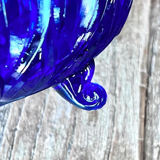 Glasskl - bl, presset glas 