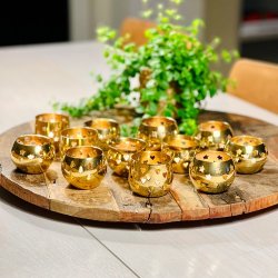 Messingstager til fyrfadslys - assorterede