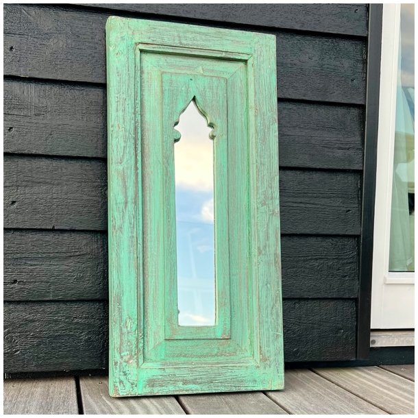 Spejl - Indien, lysegrn