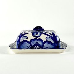 Smrboks p fad - porceln, bl