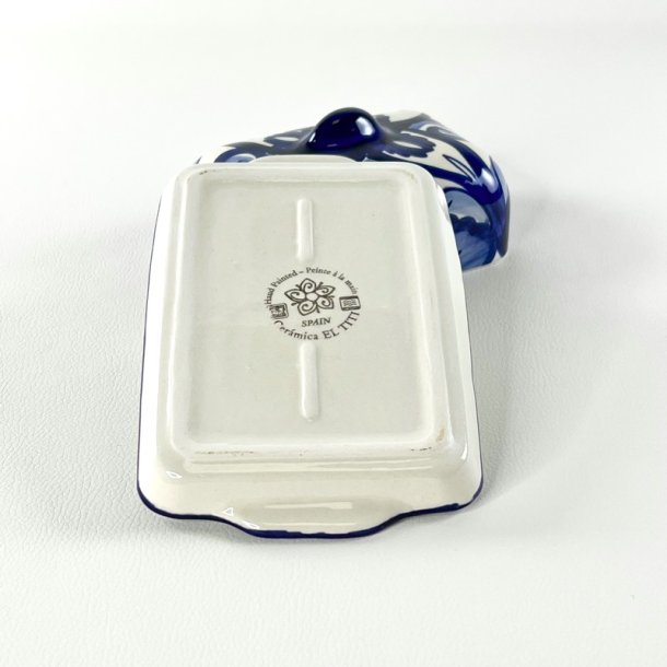 Smrboks p fad - porceln, bl