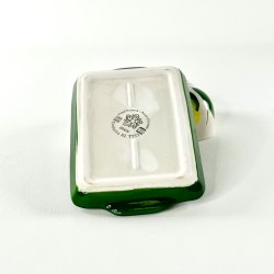 Smrboks p fad - porceln, grn