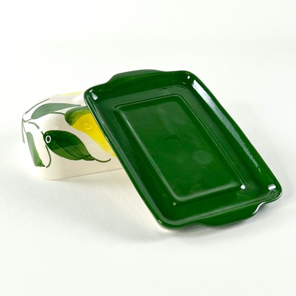 Smrboks p fad - porceln, grn