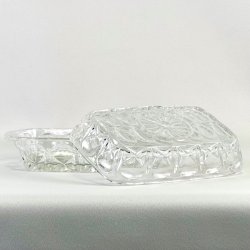 Smrboks i presset glas 