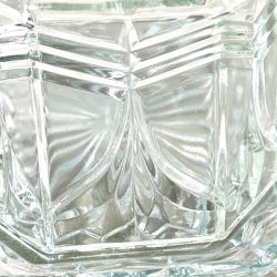 Osteklokke p fad - vintage glas