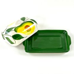 Smrboks p fad - porceln, grn