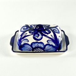 Smrboks p fad - porceln, bl