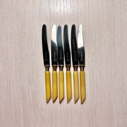 Knive - smrknive (6 stk) Solingen, lyst skaft