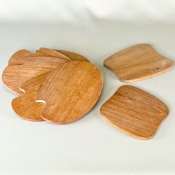 Smrbrikker i teak (st a 7 stk) 