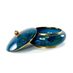 L�gkrukke - cloisonne, kinesisk i metal