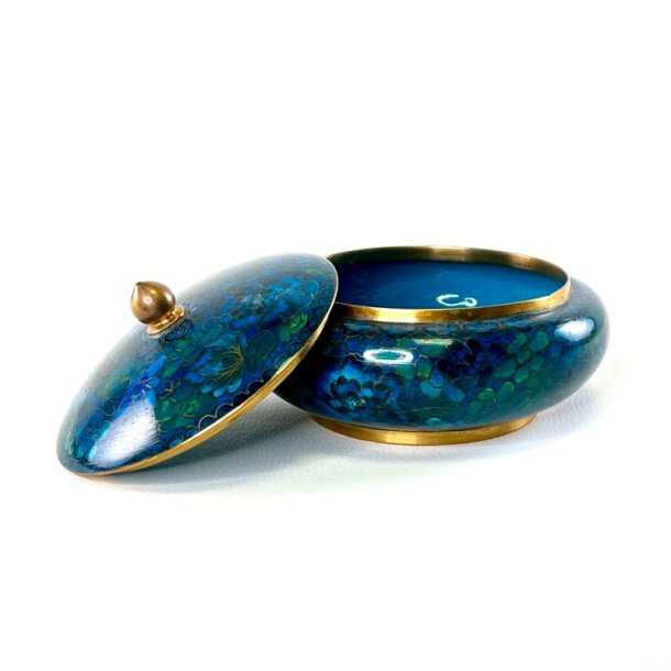 L�gkrukke - cloisonne, kinesisk i metal