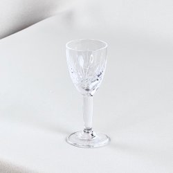 Snapseglas - krydsmnster (8 stk) 