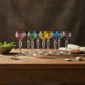 Snapseglas - B�hmisk krystal (10 stk samlet) 